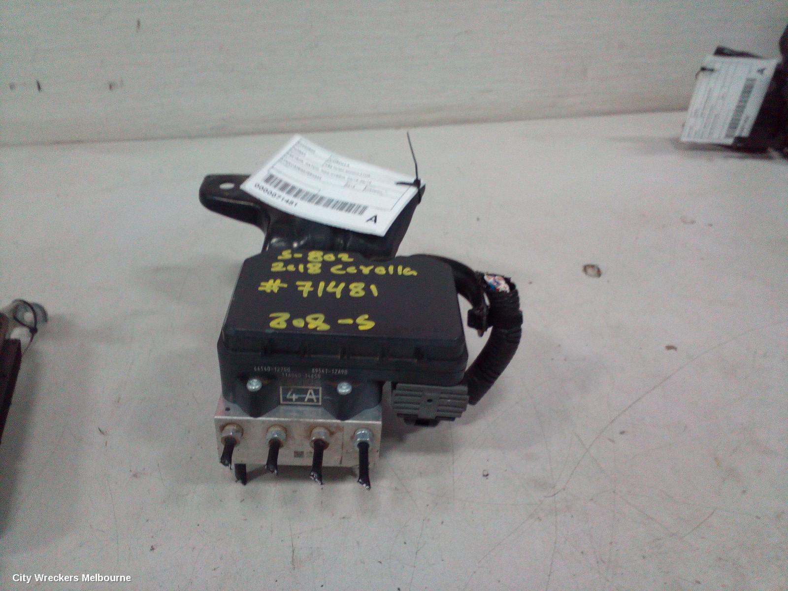 TOYOTA COROLLA ABS PUMP/MODULATOR, ZRE182R, HATCH, NON HYBRID, 03/2015 - 06/2018 - Image 3
