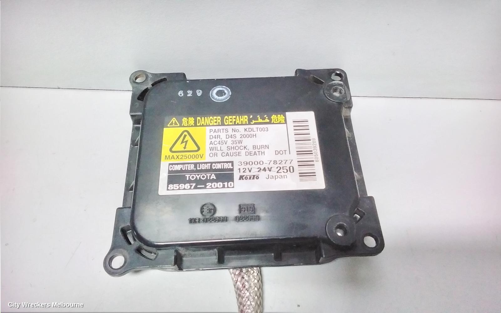 TOYOTA ESTIMA, XR50, 05-19, 39000-78277  HEADLIGHT MOUDLE AND BULB: 78566 - Image 3