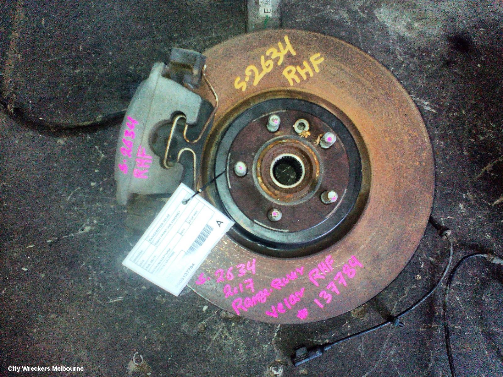 LAND ROVER RANGEROVER VELAR RIGHT FRONT HUB ASSEMBLY, L560, 05/2017 ONWARDS - Image 1