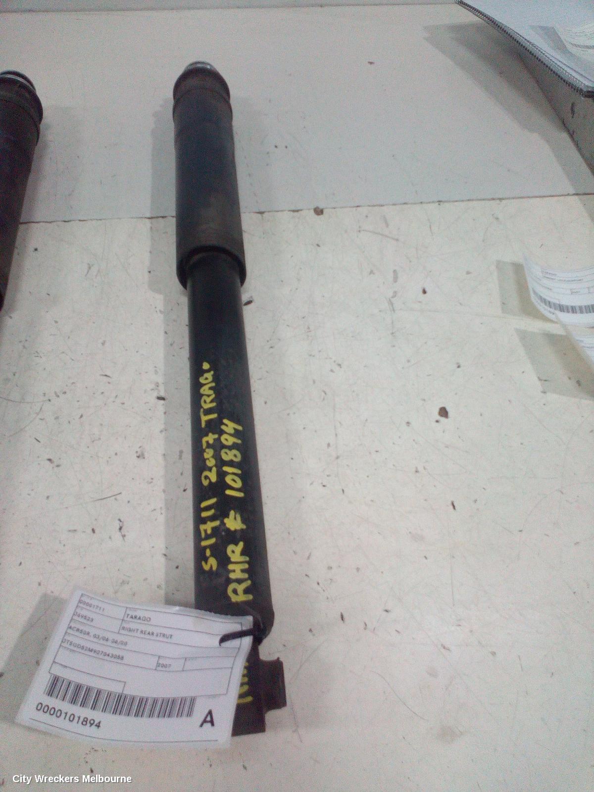 TOYOTA TARAGO RIGHT REAR STRUT, ACR50R, 03/2006 - 06/2020 - Image 2