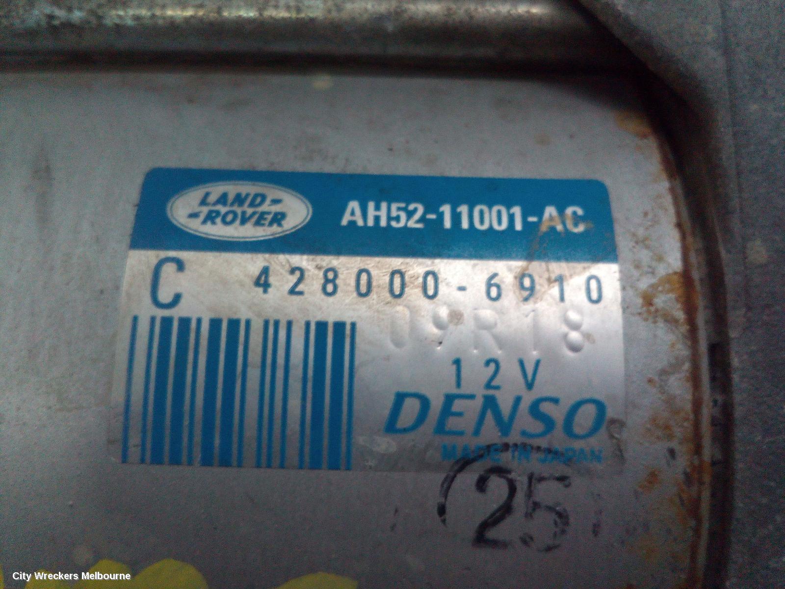LAND ROVER RANGEROVER EVOQUE STARTER, DIESEL, 2.2, TURBO, MANUAL T/M, 6 SPEED, L538, 11/2011 - 08/2015 - Image 3
