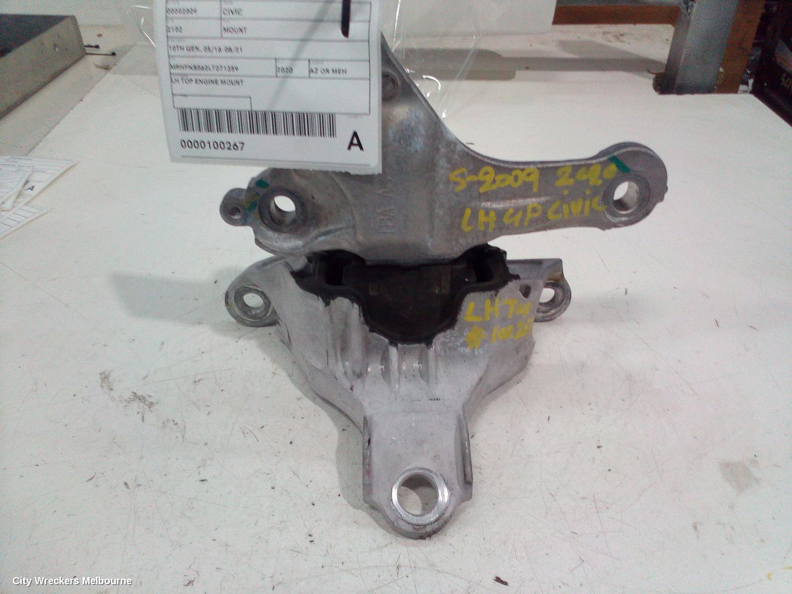 HONDA CIVIC MOUNT, 10TH GEN, 05/2016 - 08/2021 - Image 2