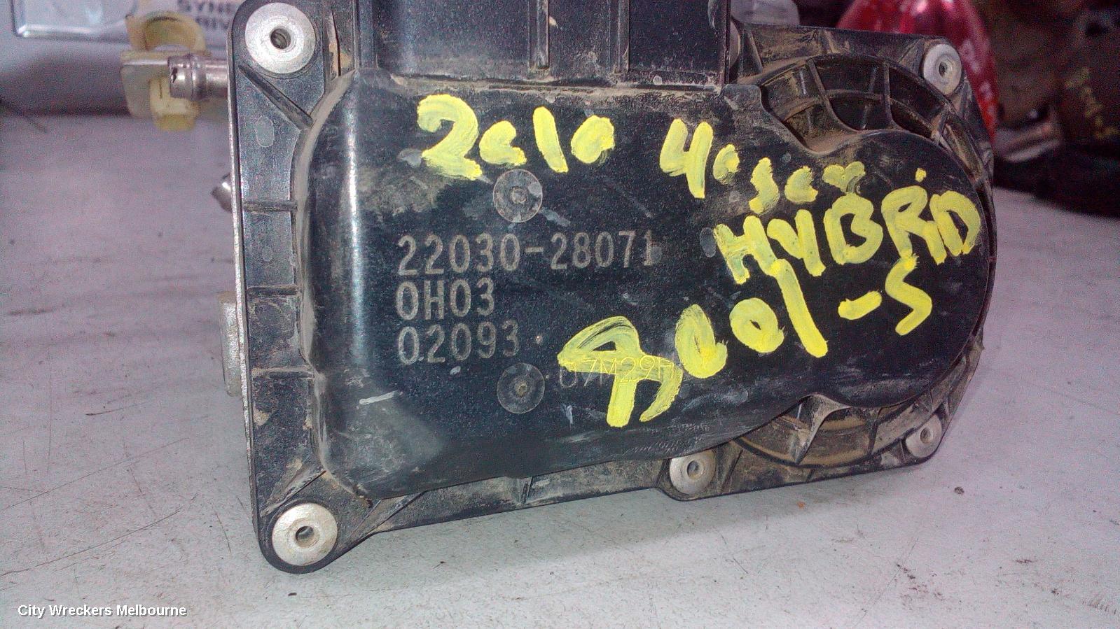 TOYOTA CAMRY THROTTLE BODY, 2.4, PETROL, ACV40/AHV40, 06/2006 - 11/2011 - Image 2