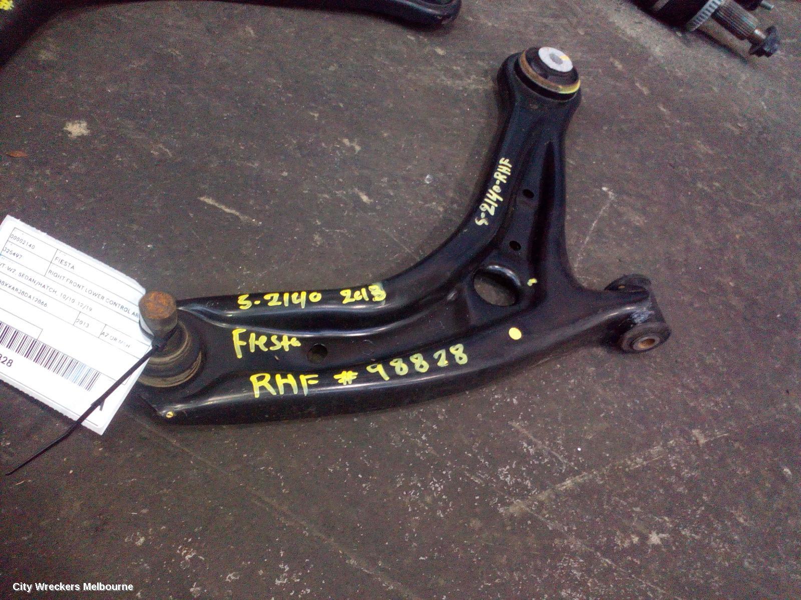 FORD FIESTA RIGHT FRONT LOWER CONTROL ARM, WT-WZ, SEDAN/HATCH, 10/2010 - 12/2019 - Image 1