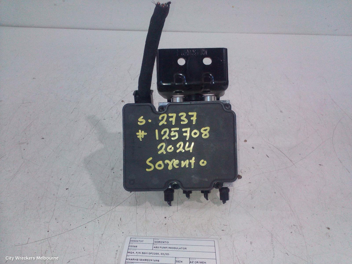KIA SORENTO ABS PUMP/MODULATOR, MQ4, P/N 58910P2300, 02/2020 ONWARDS - Image 1
