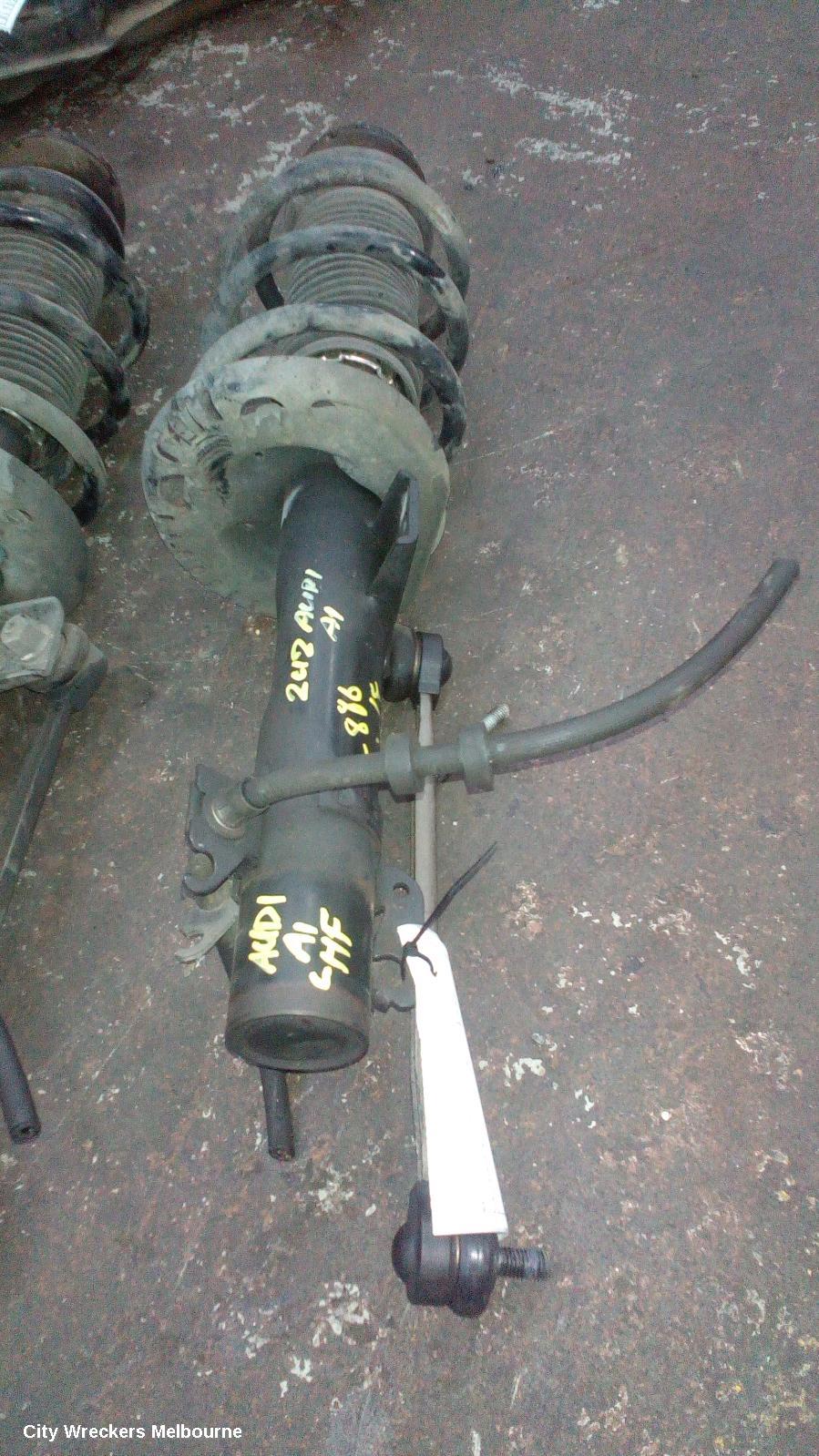 AUDI A1 LEFT FRONT STRUT, 8X, 1.4, PETROL, STANDARD TYPE, 12/2010 - 04/2015 - Image 1