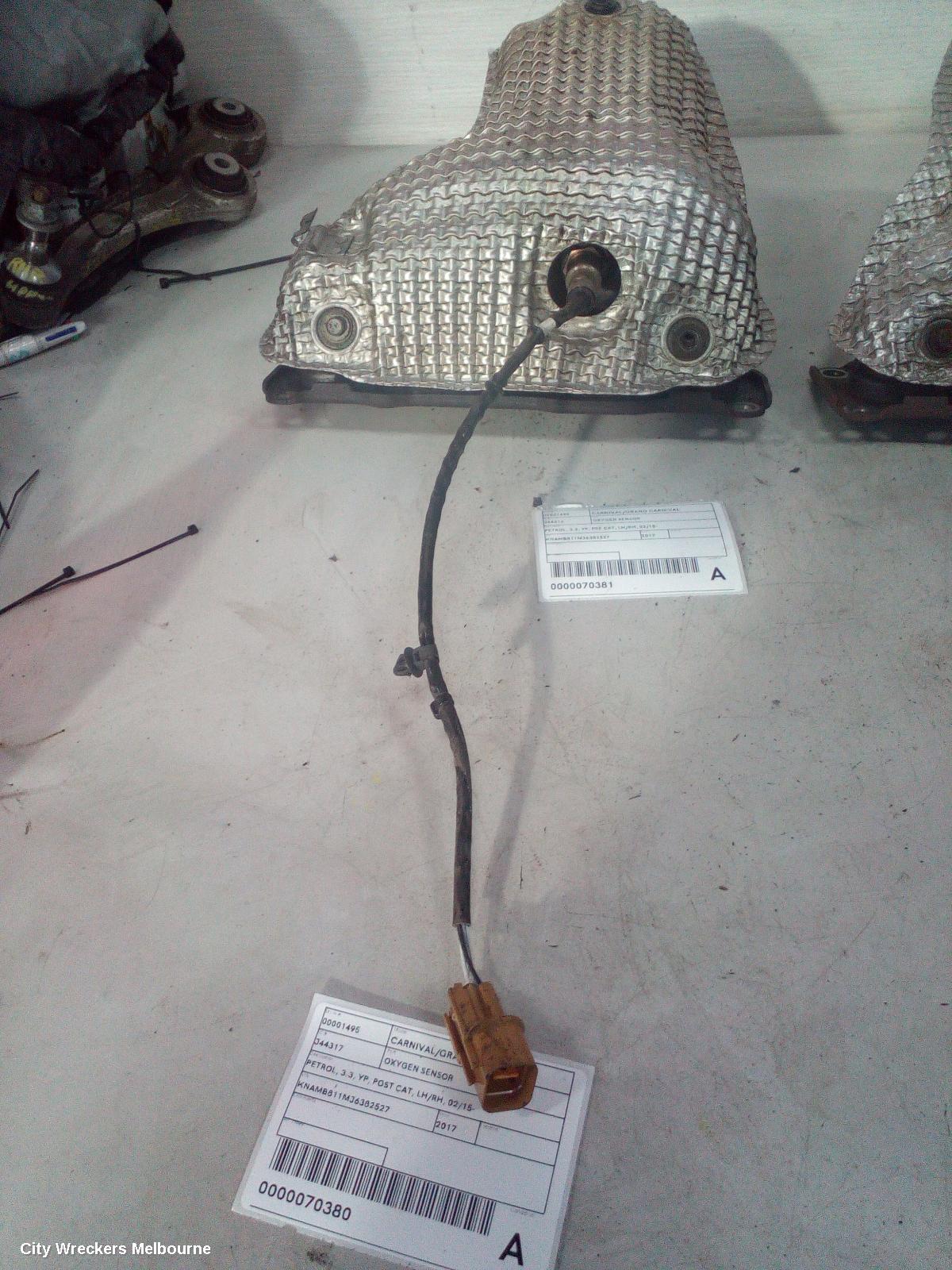 KIA CARNIVAL/GRAND CARNIVAL OXYGEN SENSOR, PETROL, 3.3, YP, POST CAT, LH/RH, 02/2015 - 10/2020 - Image 1