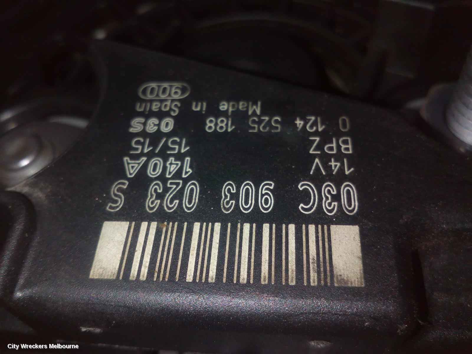 VOLKSWAGEN TIGUAN ALTERNATOR, PETROL, 1.4, BOSCH, 5N, 09/2009 - 08/2016 - Image 3