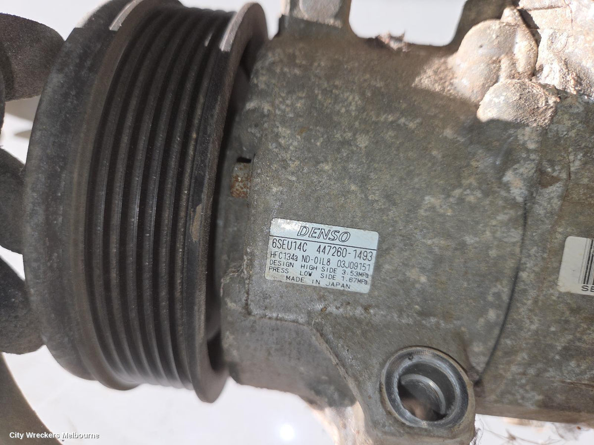 TOYOTA COROLLA A/C COMPRESSOR, ZRE152/20153R, DENSO 6SEU14C, 03/2007 - 10/2013 - Image 3