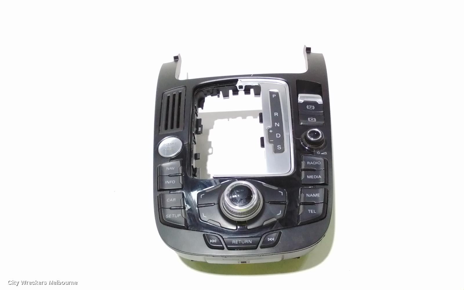 AUDI A4 RADIO/CD/DVD/SAT/TV, MMI CONTROLS, B8 8K, P/N 8T0919609C, 02/2008 - 09/2015 - Image 1