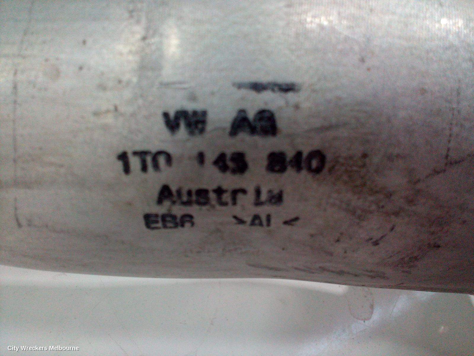VOLKSWAGEN JETTA, 1B, 02/2011 ONWARDS, TURBO HOSE: 106095 - Image 3