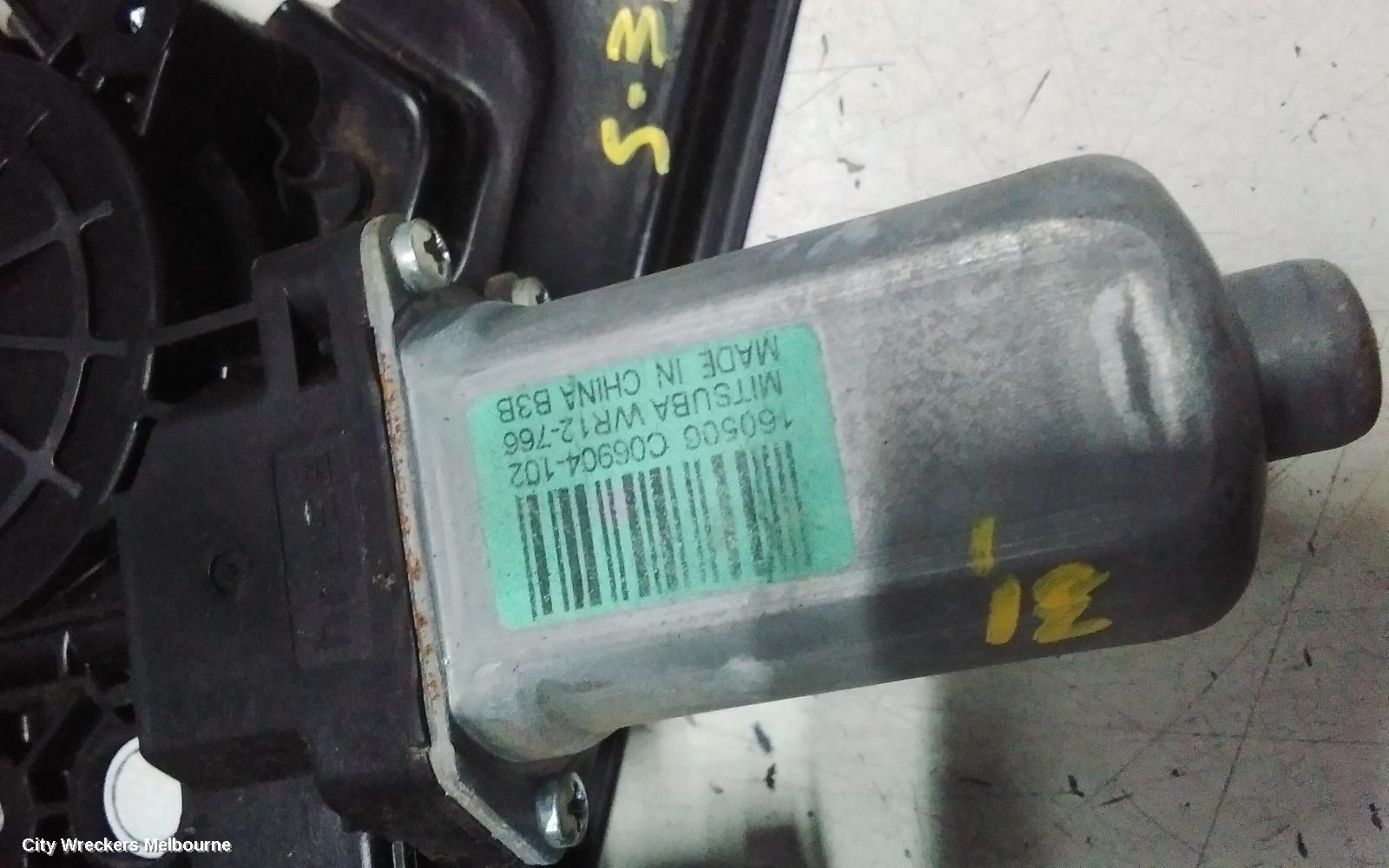 FORD RANGER RIGHT FRONT WINDOW REG/MOTOR, 6 PIN, PX, 06/2011 - 04/2022 - Image 3