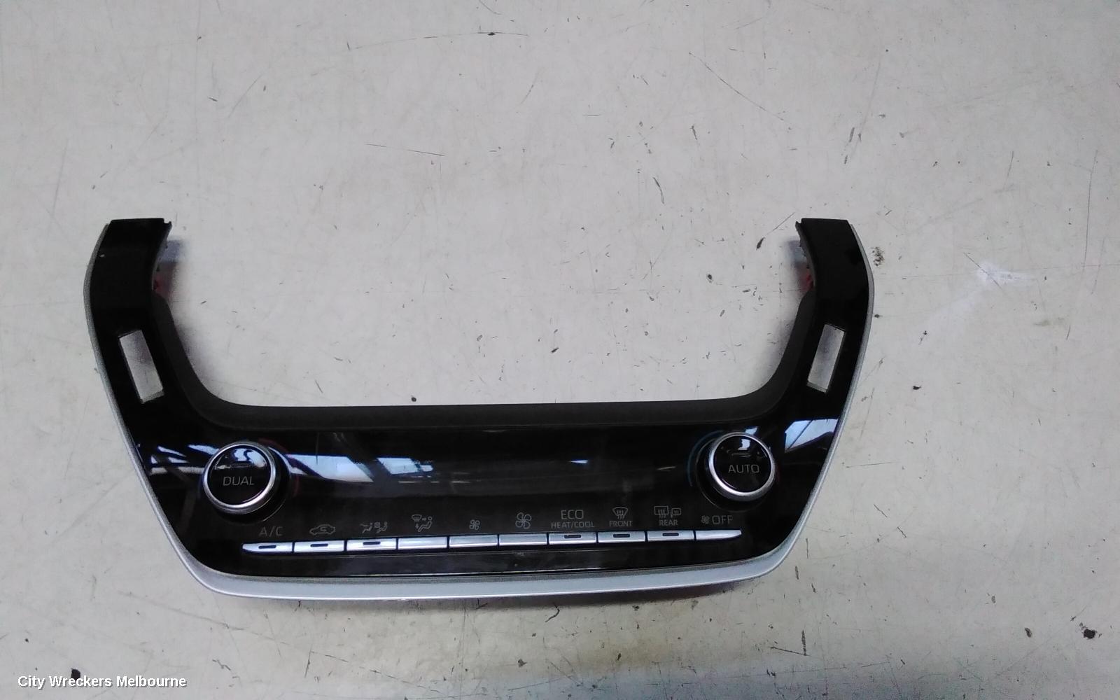 TOYOTA COROLLA HEATER/AC CONTROLS, E210, DUAL ZONE CLIMATE CONTROL TYPE, W/ DUAL BUTTON TYPE, 07/2018 ONWARDS - Image 1