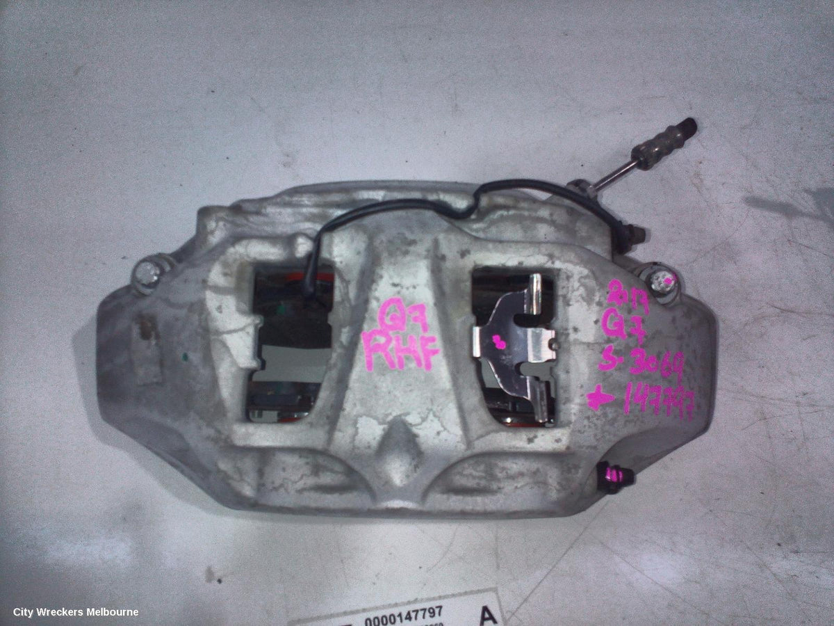 AUDI Q7 CALIPER, 4M, RH FRONT, GREY, 375MM ROTOR, 07/2015 ONWARDS - Image 2