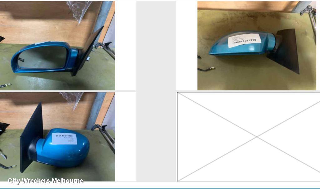 HYUNDAI GETZ LEFT DOOR MIRROR, TB, 3DR/5DR HATCH, POWER, COLOUR CODED, 09/2002 - 09/2011 - Image 1