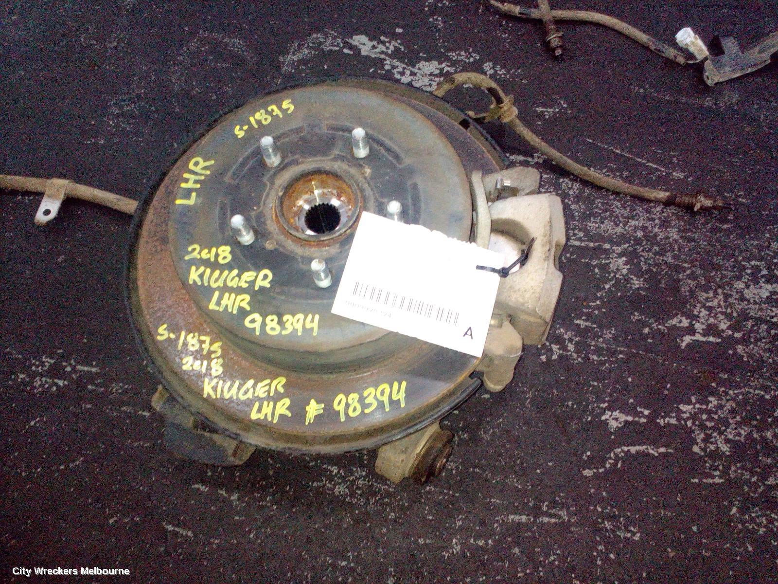 TOYOTA KLUGER LEFT REAR HUB ASSEMBLY, GSU50/GSU55, AWD, 03/2014 - 02/2021 - Image 2