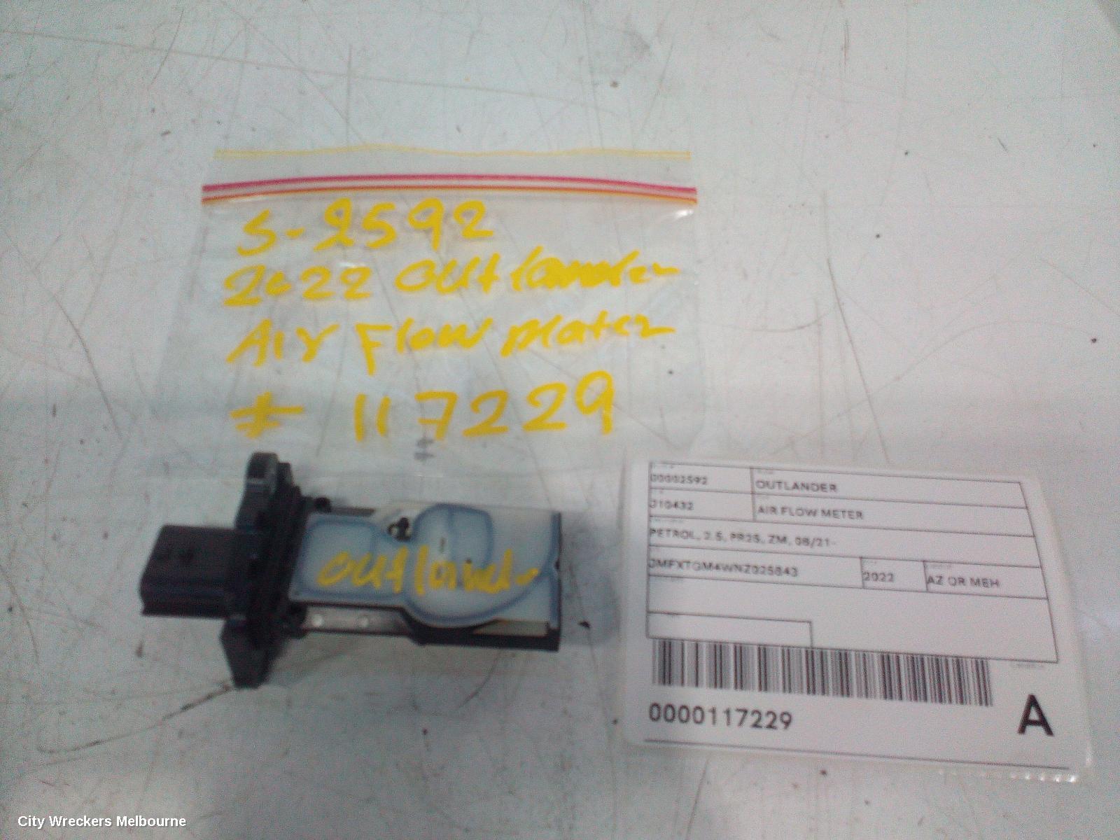 MITSUBISHI OUTLANDER AIR FLOW METER, PETROL, 2.5, PR25, ZM, 08/2021 ONWARDS - Image 2