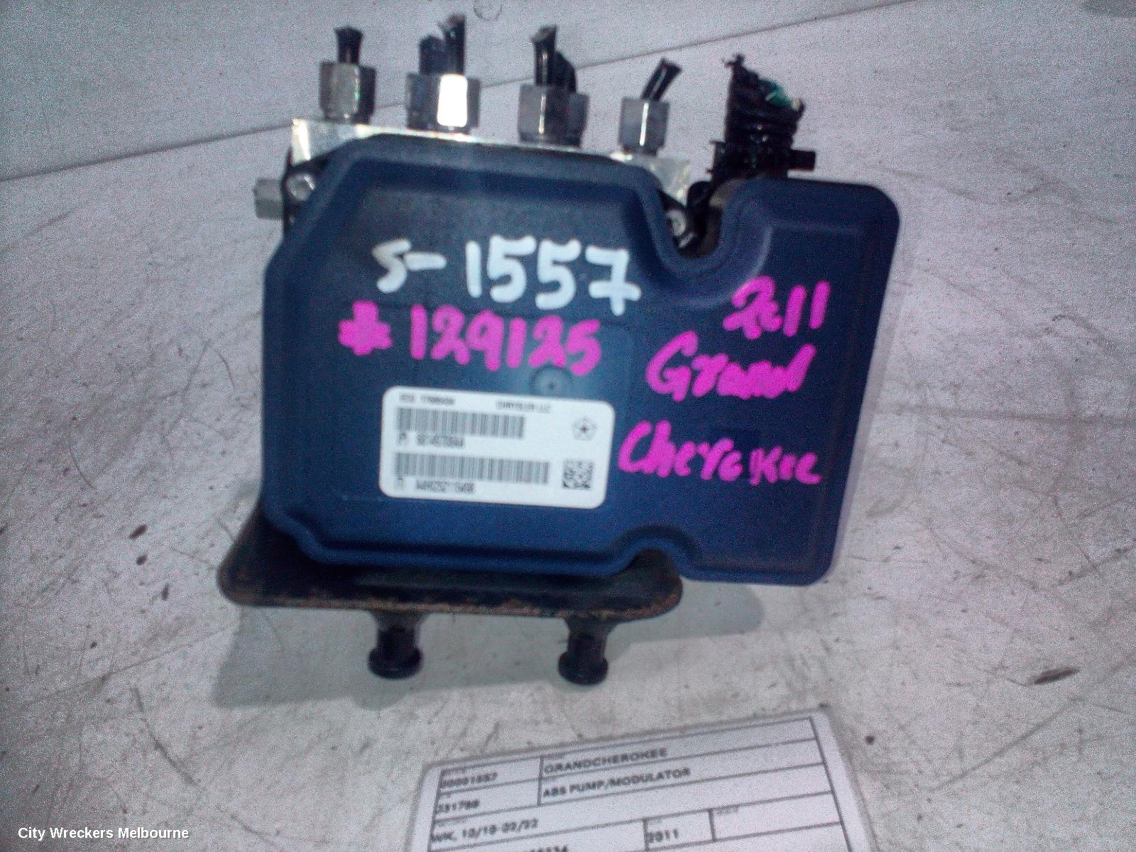 JEEP GRANDCHEROKEE ABS PUMP/MODULATOR, WK, 10/2010 - 02/2022 - Image 2