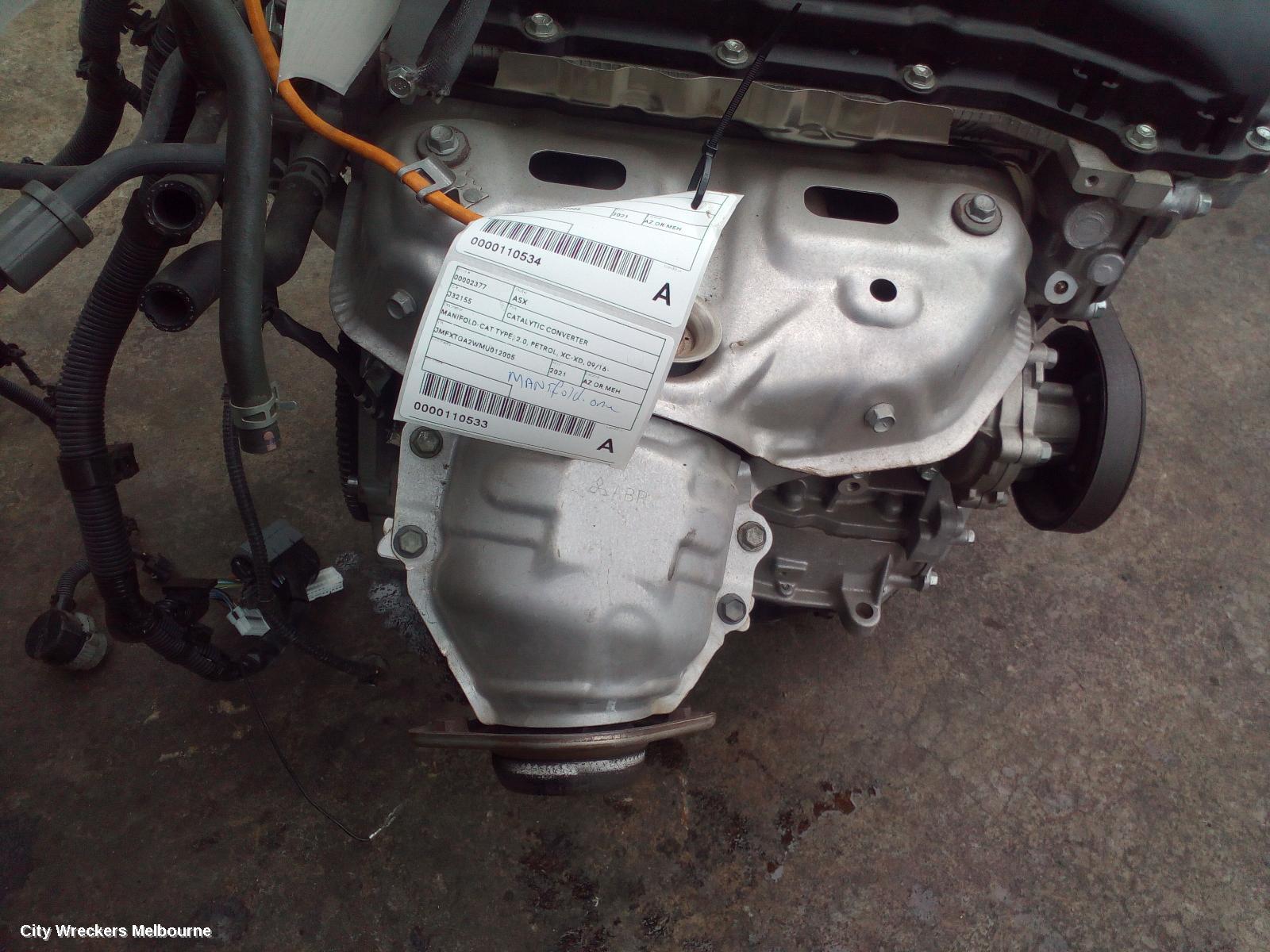 MITSUBISHI ASX CATALYTIC CONVERTER, MANIFOLD-CAT TYPE, 2.0, PETROL, XC-XD, 09/2016 ONWARDS - Image 1
