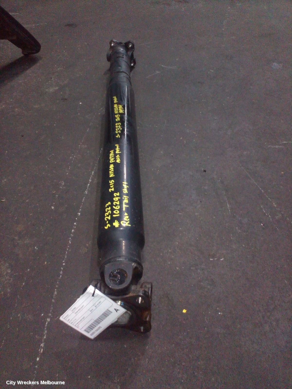 NISSAN PATROL REAR DRIVE SHAFT, Y62, 11/2012 ONWARDS - Image 1
