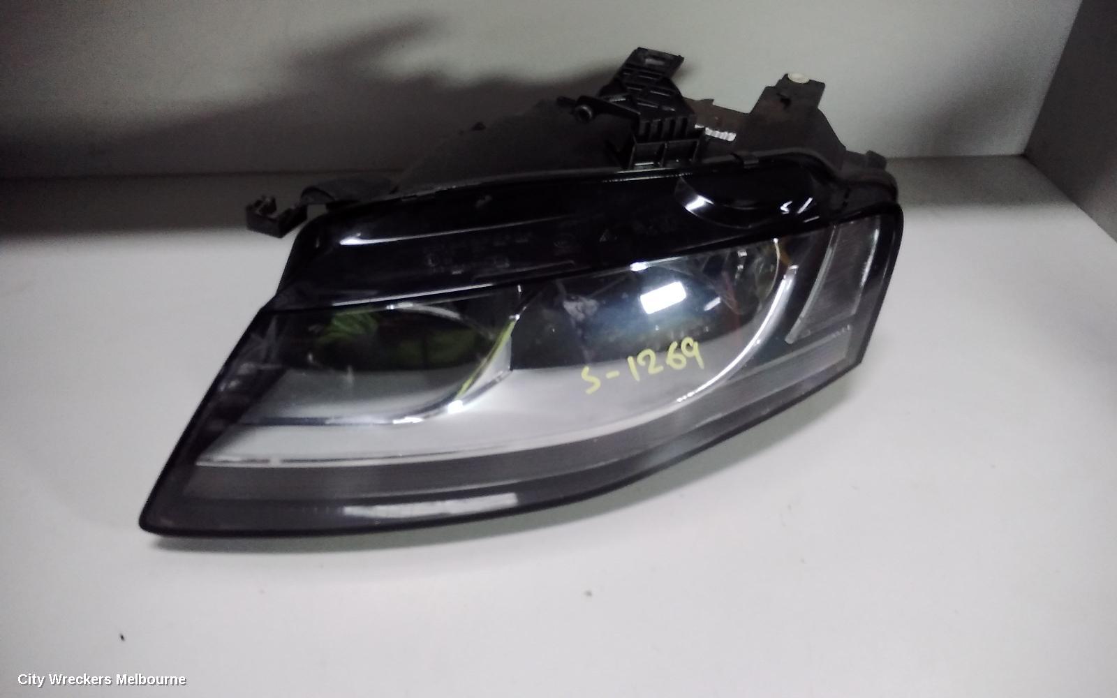 AUDI A4 LEFT HEADLAMP, B8 8K, HALOGEN TYPE, 02/2008 - 06/2012 - Image 2
