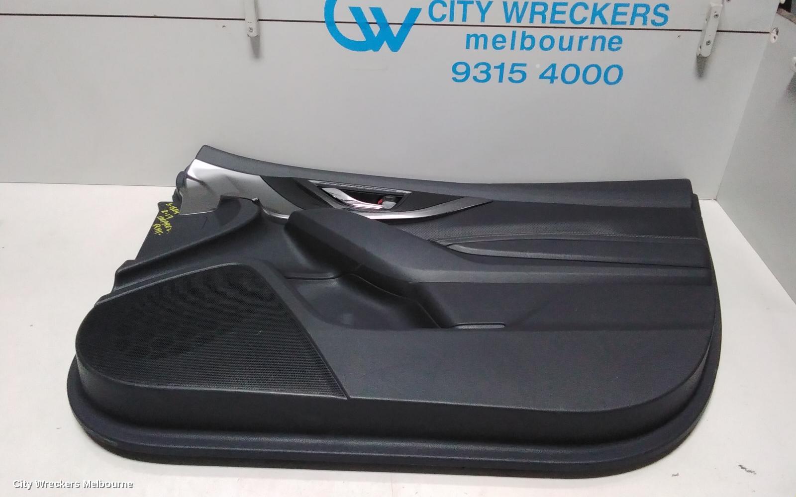SUBARU IMPREZA DOOR TRIM, RH FRONT, G5, LEATHER, 11/2016 ONWARDS - Image 1