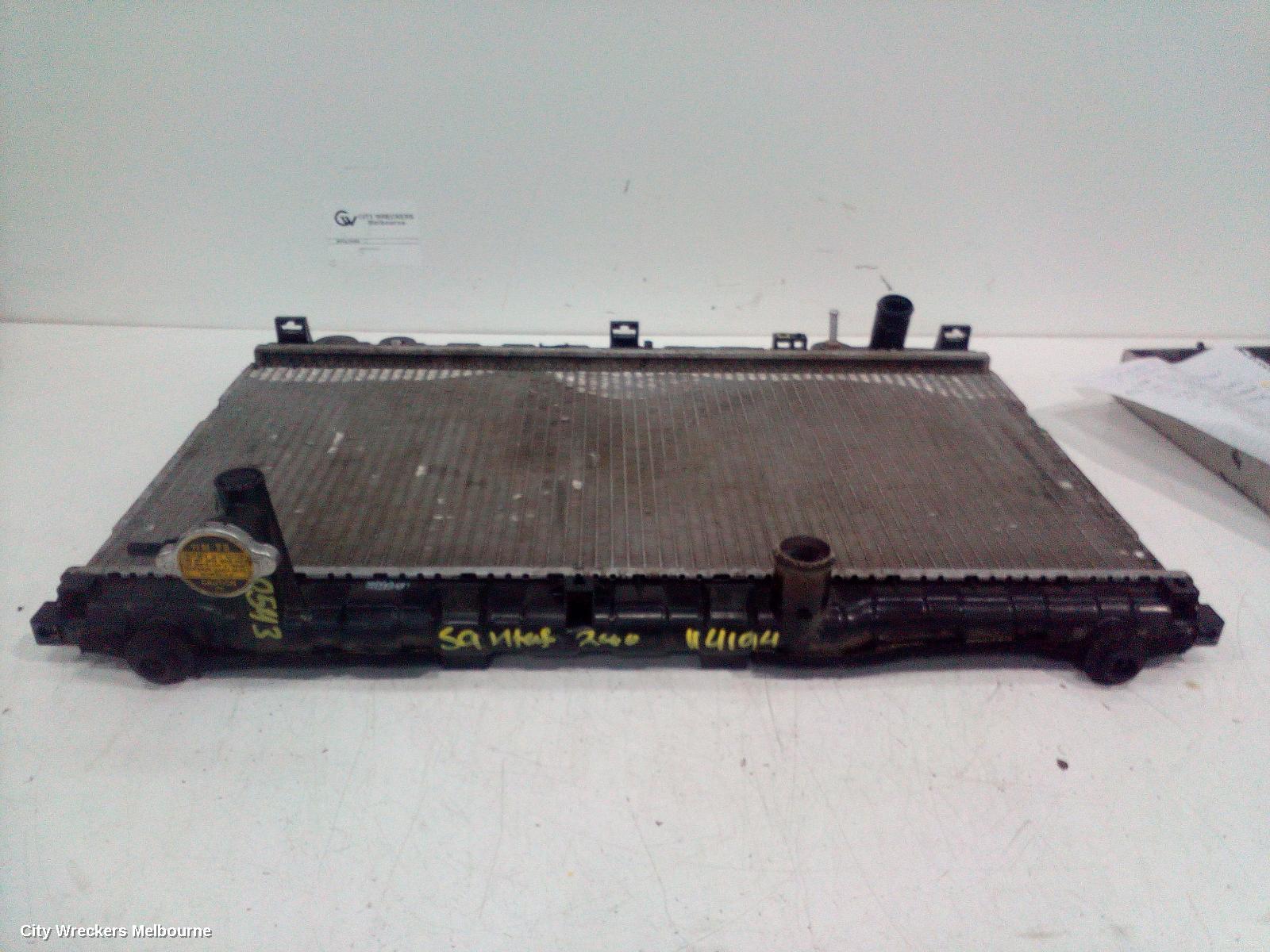 HYUNDAI SANTA FE RADIATOR, 2.4, PETROL, 11/2000 - 04/2006 - Image 2