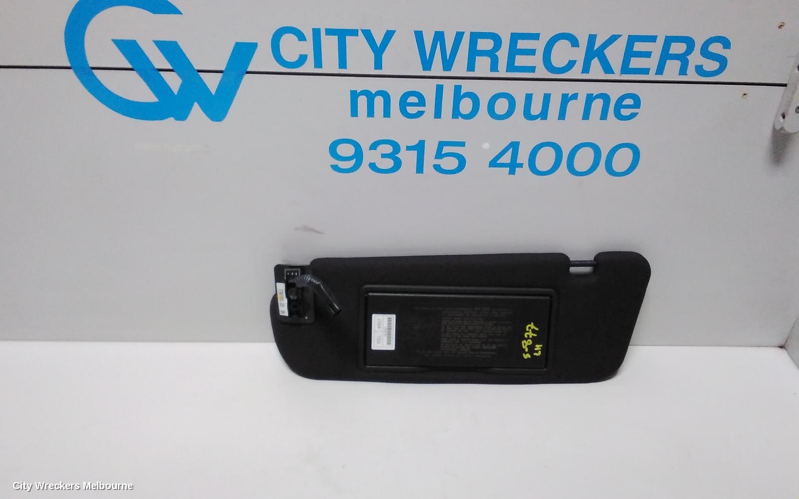 HOLDEN COMMODORE SUNVISOR, VE, LH SIDE, DARK GREY, 08/2006 - 04/2013 - Image 1