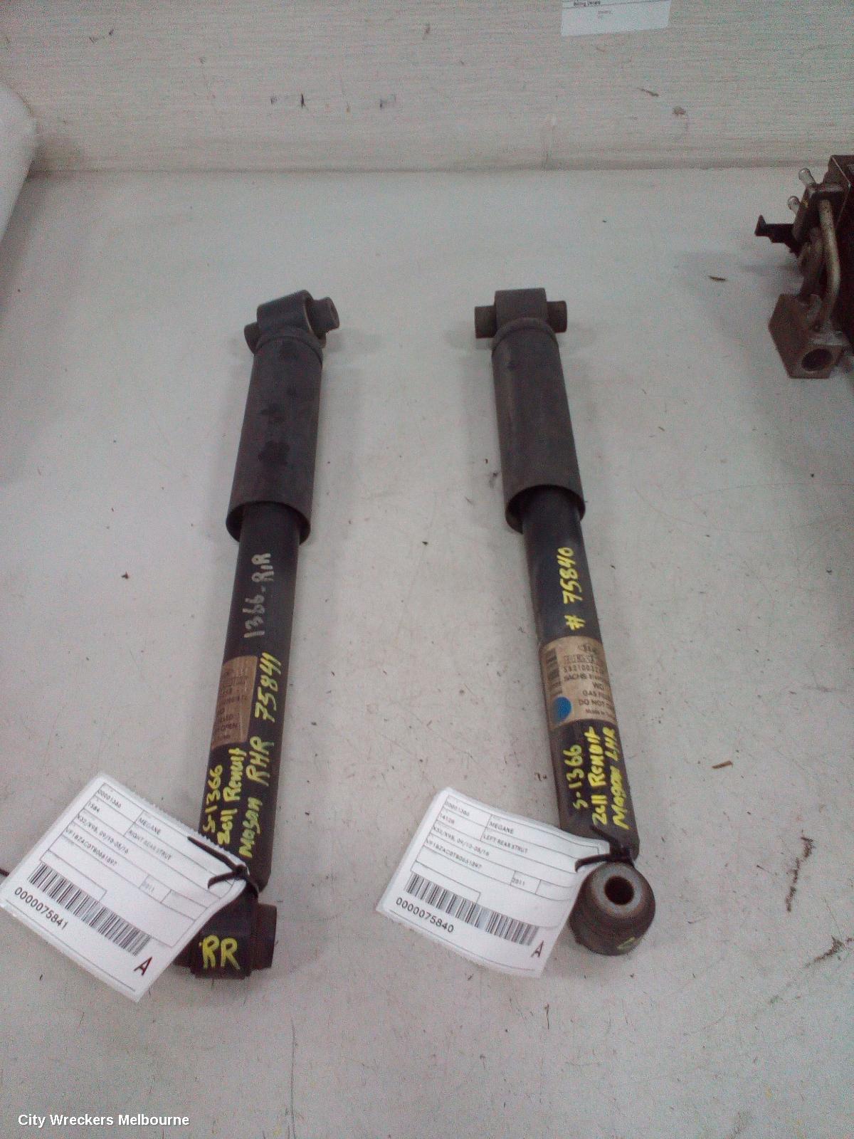 RENAULT MEGANE RIGHT REAR STRUT, X32/X95, 09/2010 - 05/2016 - Image 3