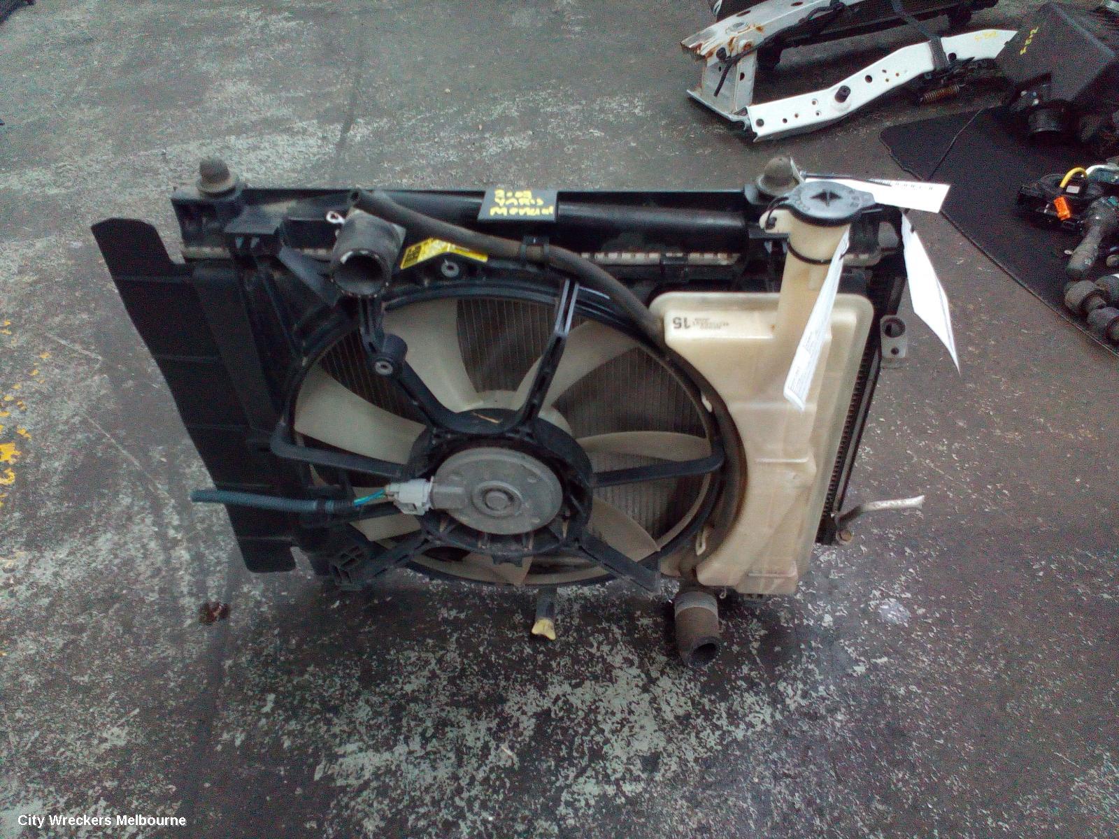 TOYOTA YARIS RADIATOR, MANUAL, 1.3/1.5, NCP9#-NCP13#, 10/2005 - 06/2016 (AUS ONLY) - Image 2