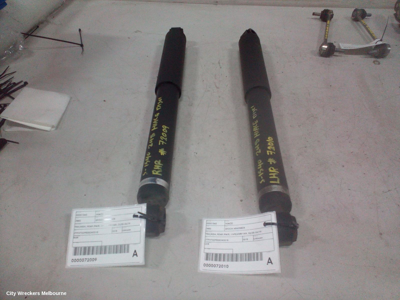 TOYOTA HIACE SHOCK ABSORBER, TRH/KDH, REAR (PAIR), LWB/SWB VAN, 03/2005 - 04/2019 - Image 2