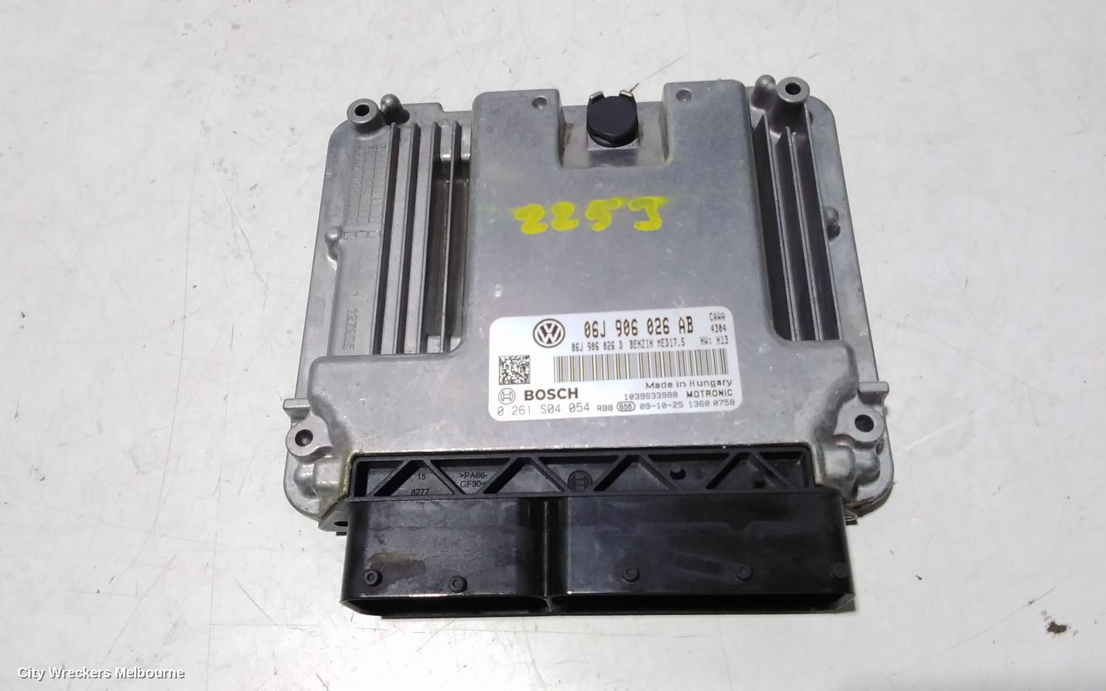 VOLKSWAGEN TIGUAN ECU, ENGINE ECU, PETROL, 2.0, AUTO T/M, ECU ONLY, 5N, 05/2008 - 08/2016 - Image 2