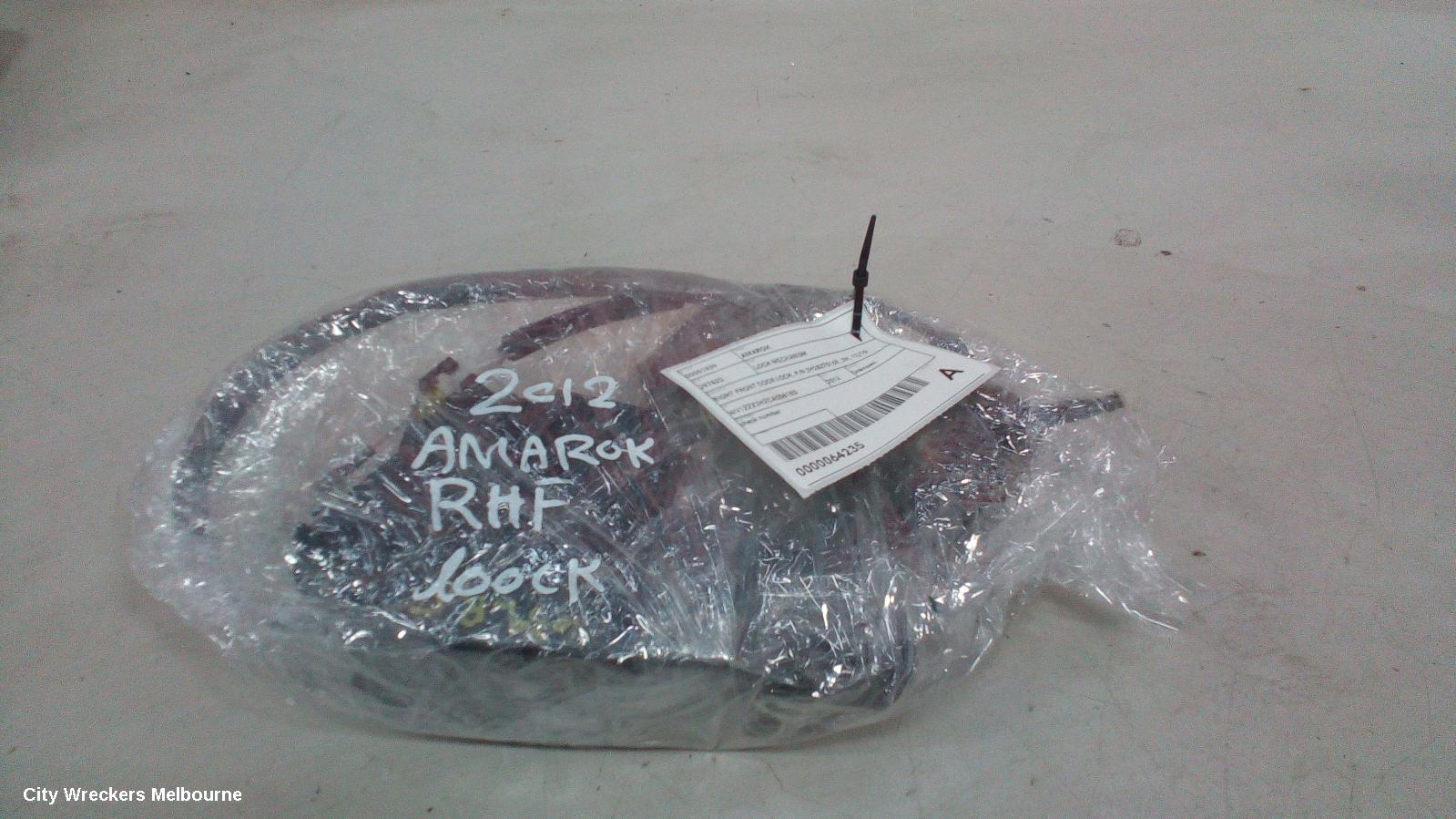 VOLKSWAGEN AMAROK DOOR/BOOT/GATE LOCK, RIGHT FRONT DOOR LOCK, P/N 5N2837016C, 2H, 10/2010 - 09/2022 - Image 3
