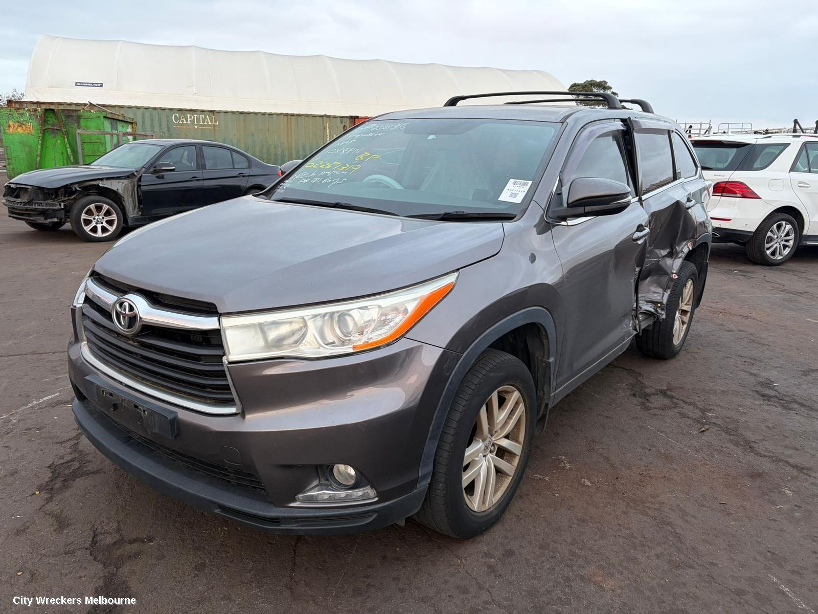 TOYOTA KLUGER RIGHT REAR DOOR, GSU50/GSU55, 12/2013 - 02/2021 - Image 1