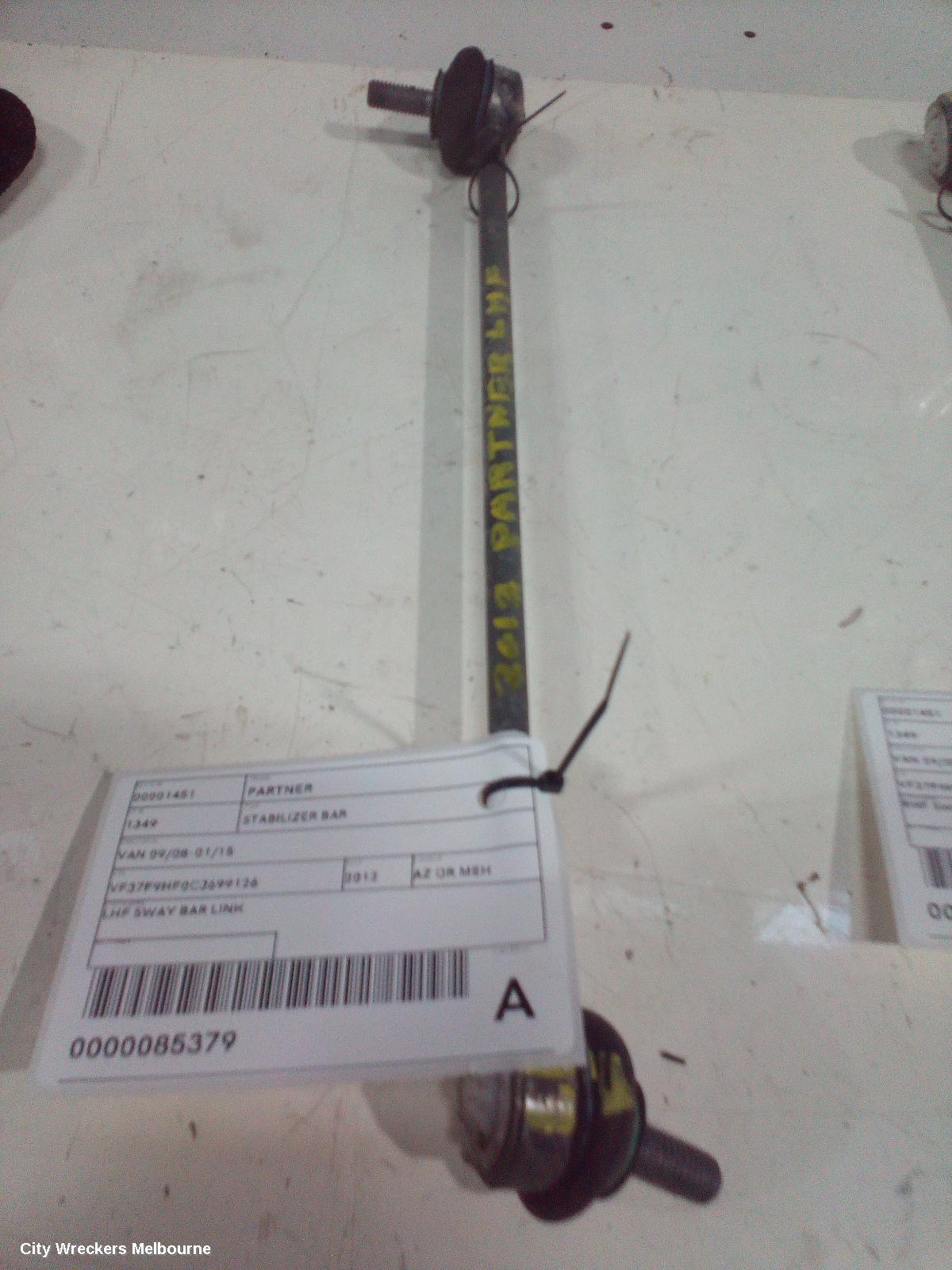 PEUGEOT PARTNER STABILISER BAR, VAN 09/2008 - 01/2015 - Image 1