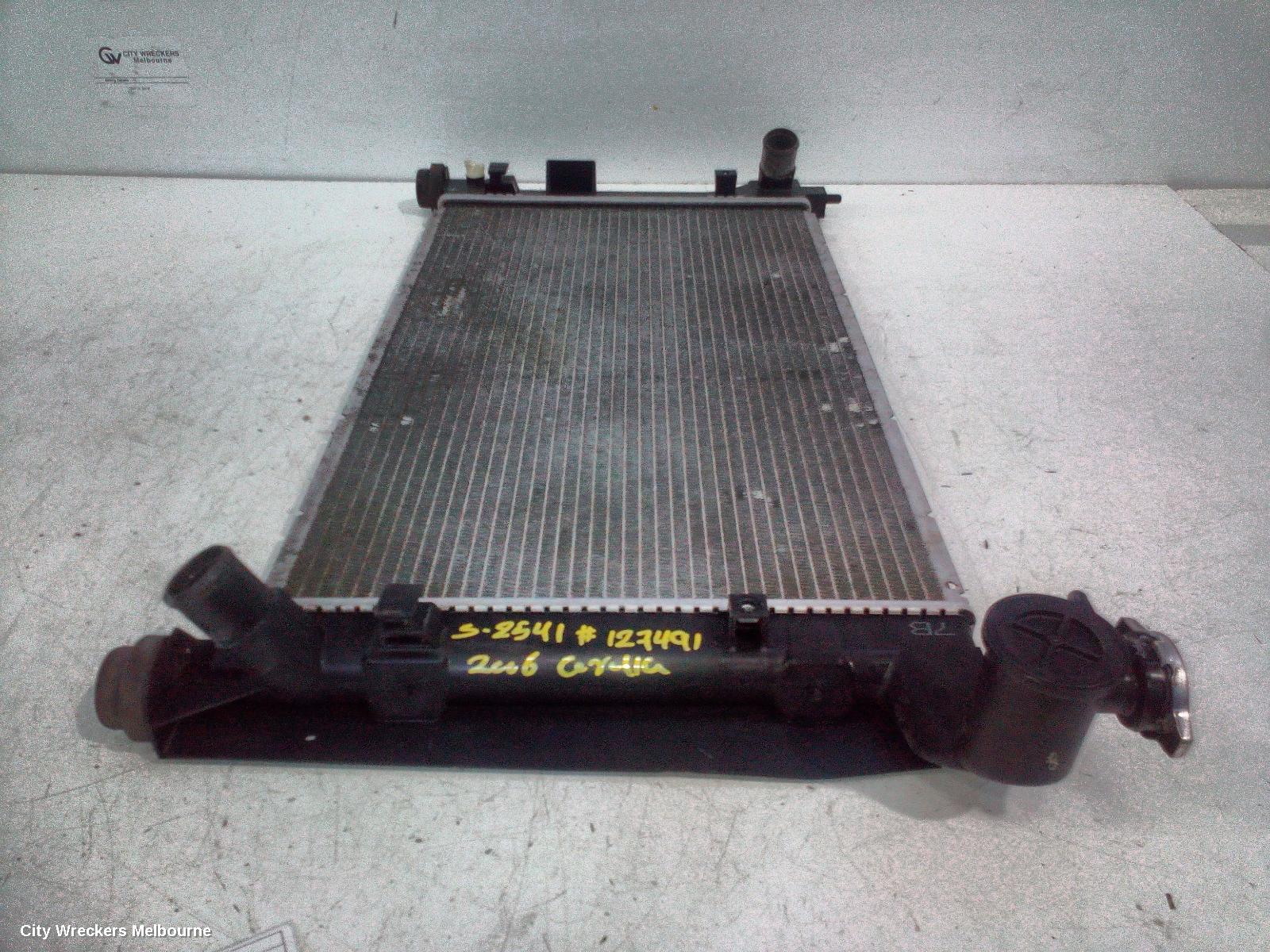 TOYOTA COROLLA RADIATOR, MANUAL, 1.8, PETROL, ZZE122, 1ZZ-FE, 12/2001 - 06/2007 - Image 1