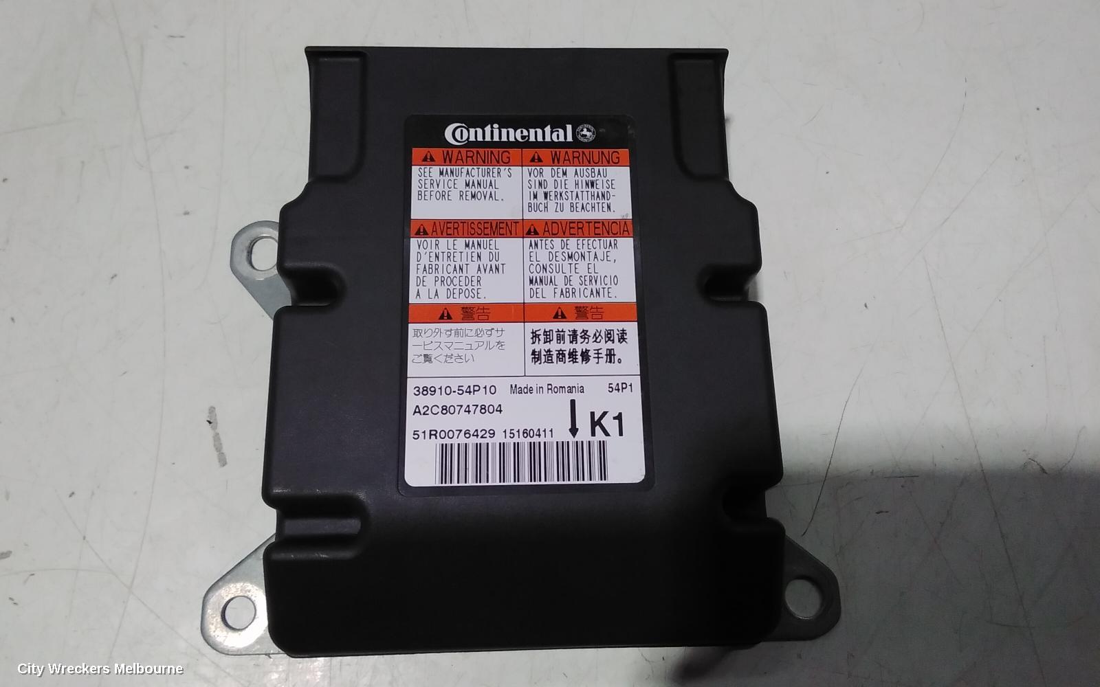 SUZUKI VITARA AIRBAG MODULE/SENSOR, MODULE, VITARA, LY (VIN TSM), 06/2015 ONWARDS - Image 3