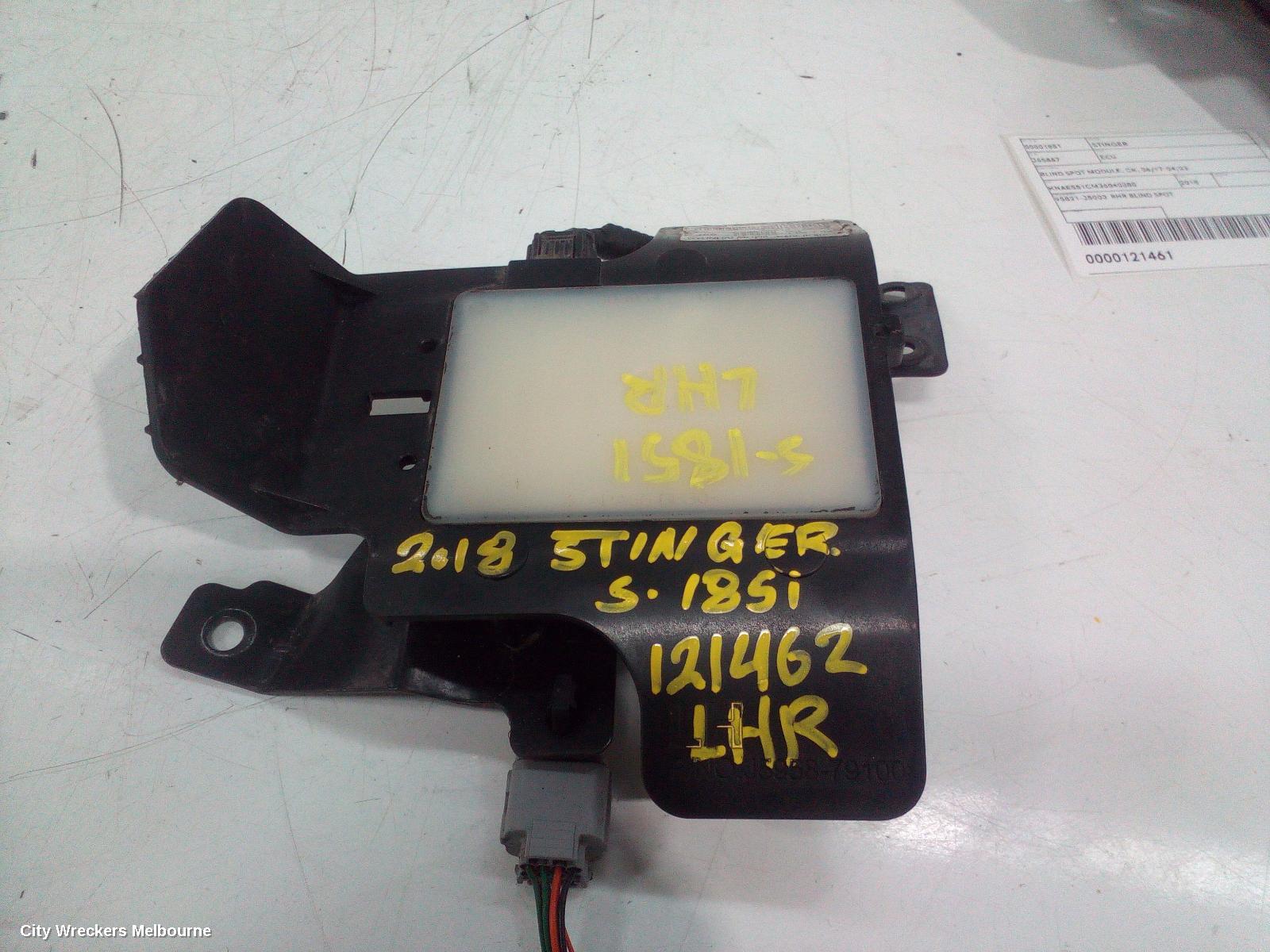 KIA STINGER, CK, 06/2017 - 04/2023, 95811-J5000 LHR BLIND SPOT : 121462 - Image 2