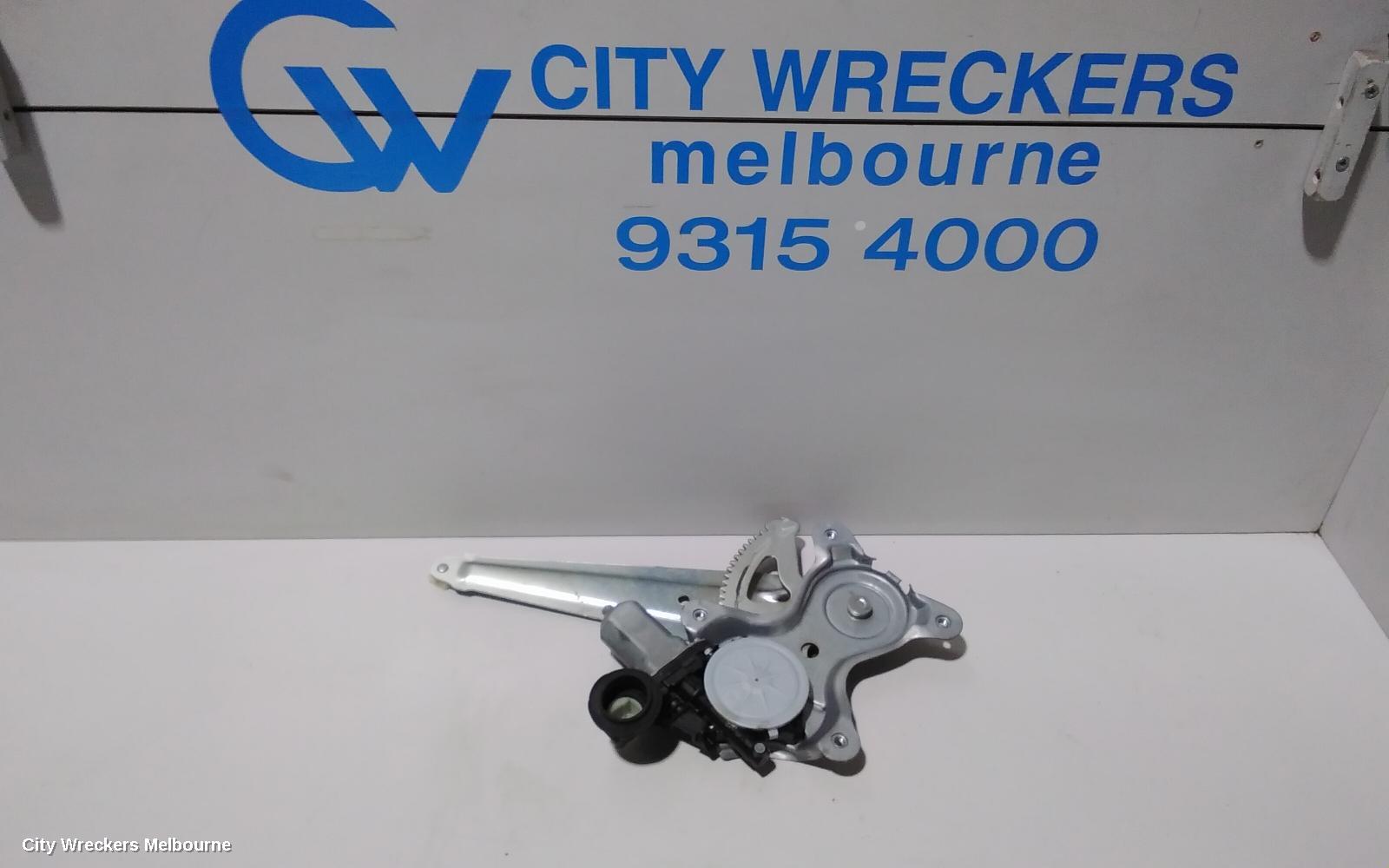 TOYOTA CAMRY LEFT REAR WND REG/MOTOR, ASV50/AVV50, POWER, 12/2011 - 10/2017 - Image 1