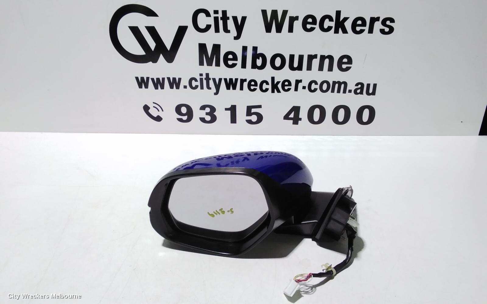 HONDA HRV LEFT DOOR MIRROR, RU5, VTI-S, COLOUR CODED, MANUAL FOLD, W/ CAMERA TYPE, 07/2018 - 10/2021 - Image 1