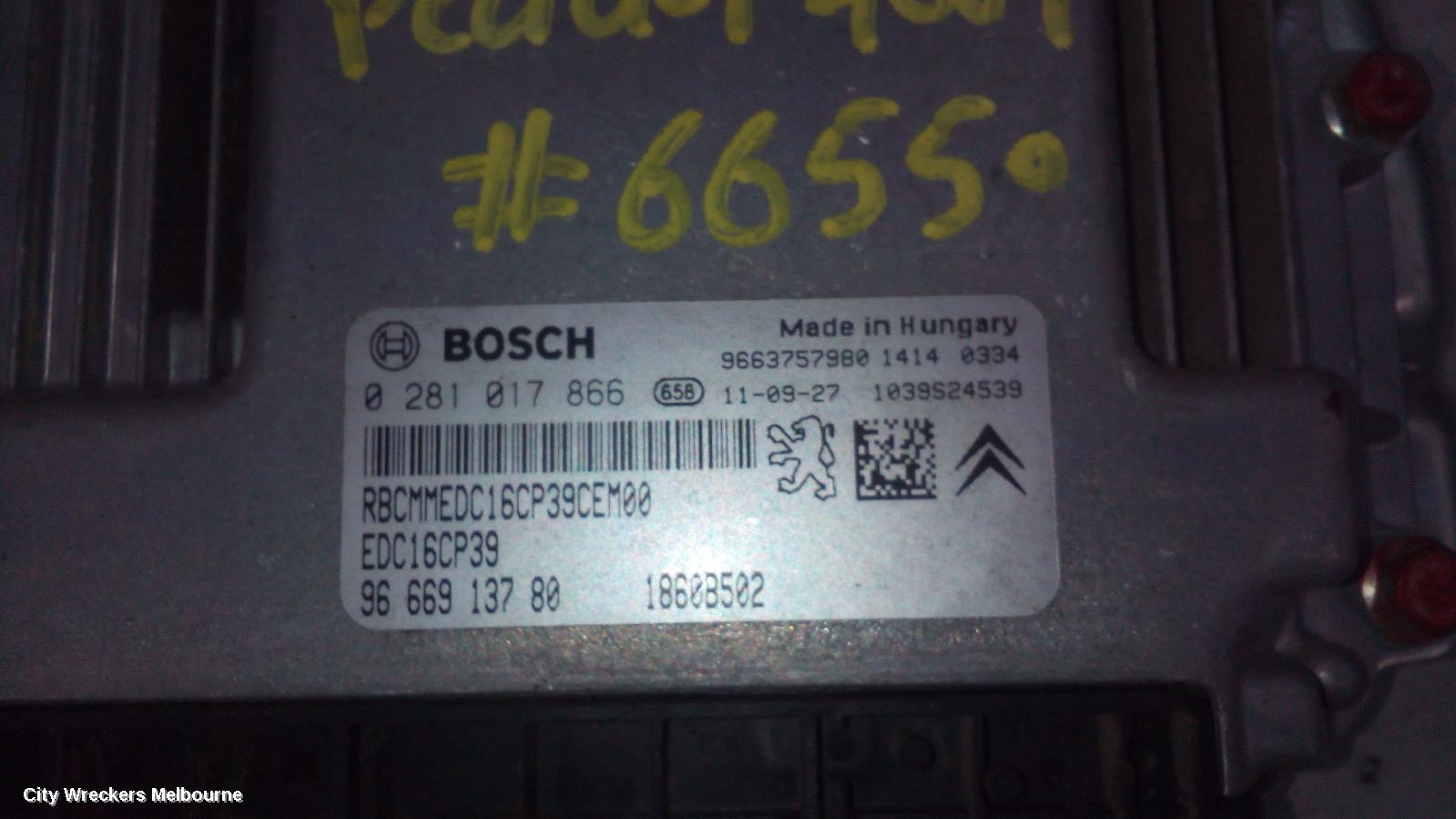 PEUGEOT 4007 ECU, ENGINE ECU, 2.2, DIESEL, 4HK, ECU ONLY, GS, 11/2009 - 08/2013 - Image 2