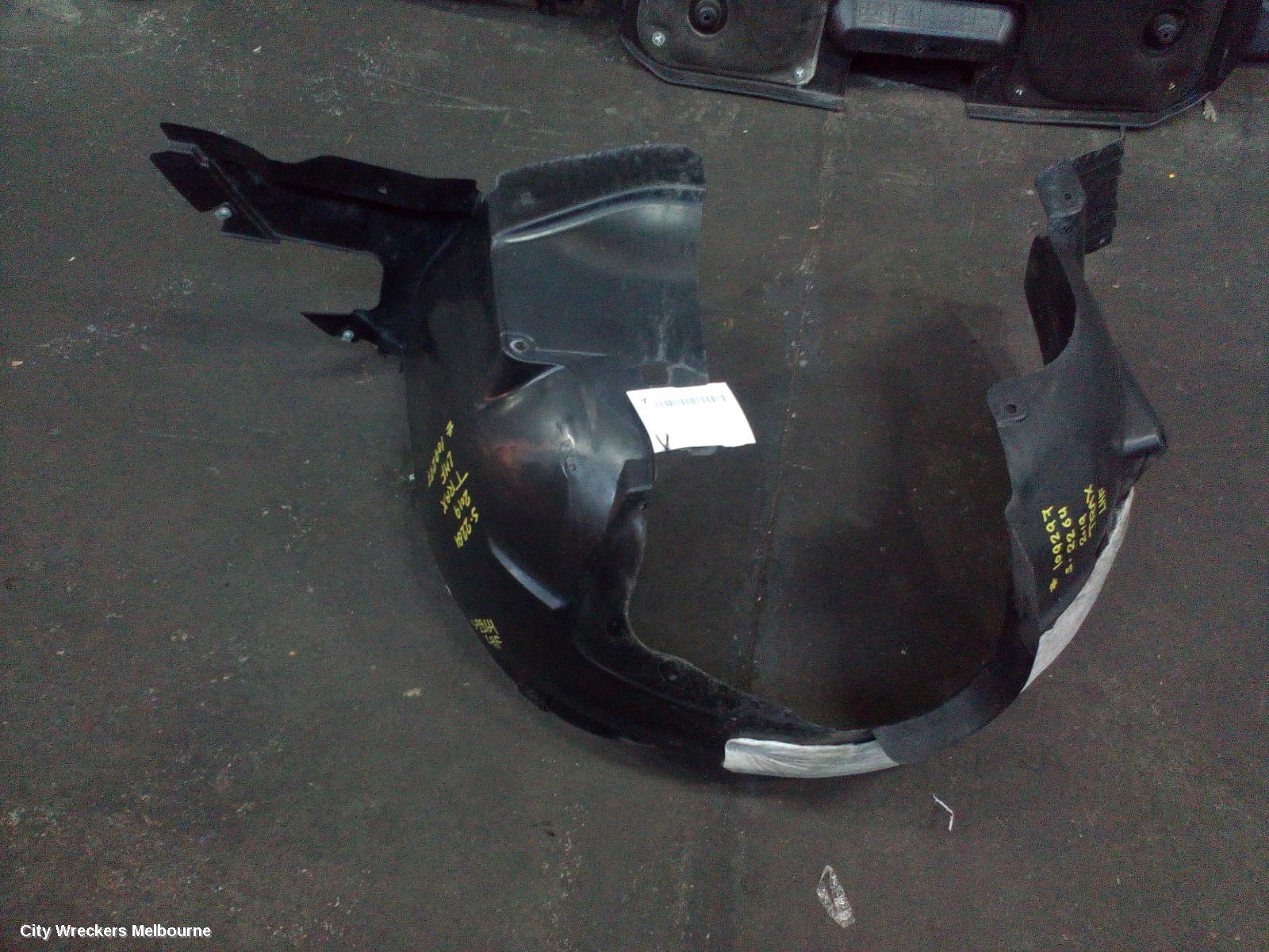 HOLDEN TRAX LEFT GUARD LINER, FRONT, TJ SERIES, 10/2016 - 12/2020 - Image 1