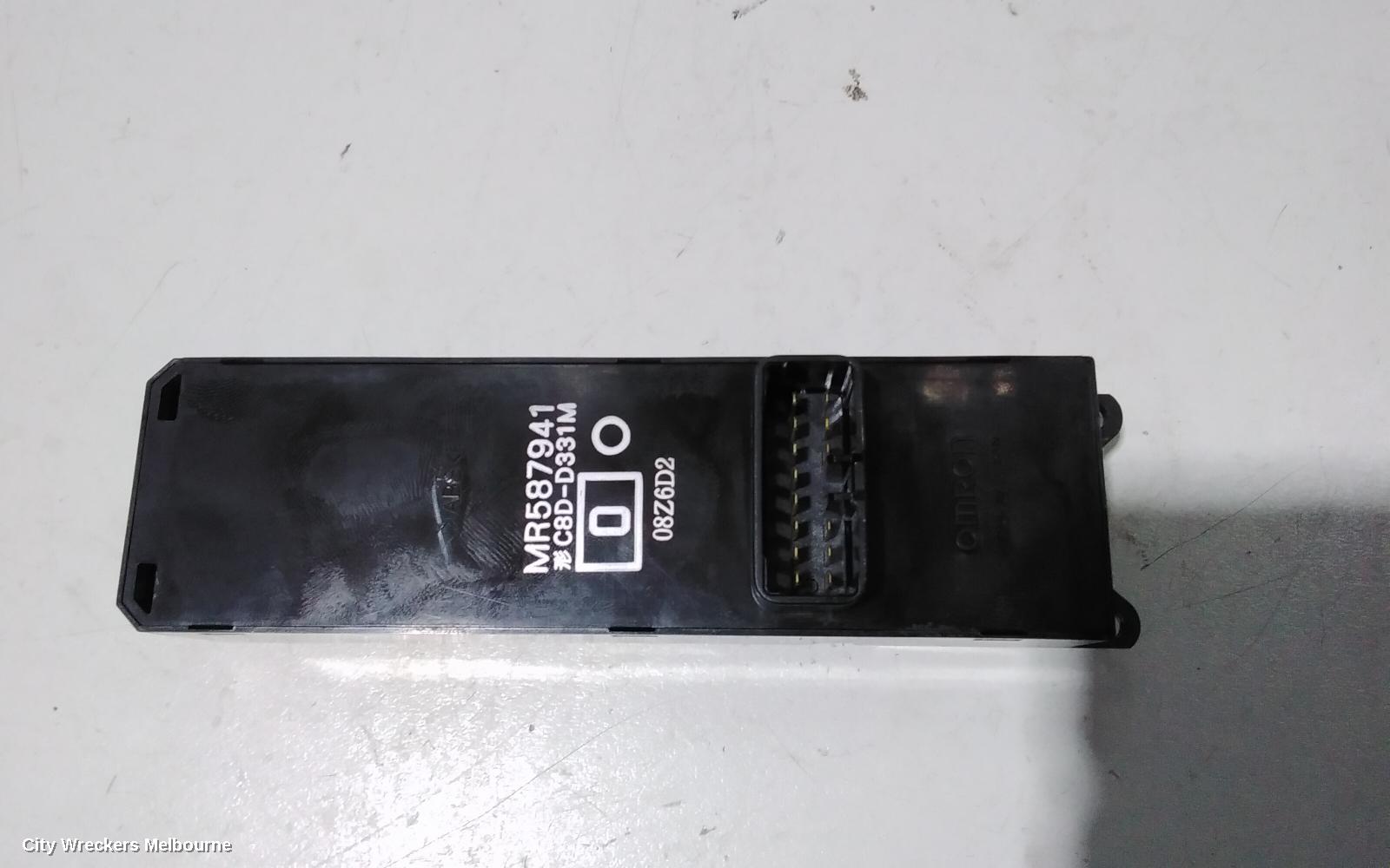 MITSUBISHI GRANDIS PWR DR WIND SWITCH, RH FRONT (MASTER SWITCH), BA, 04/2004 - 03/2010 - Image 2