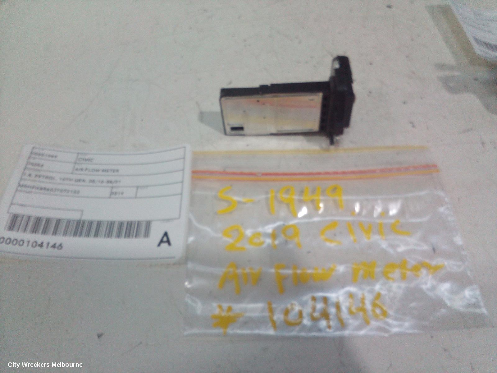 HONDA CIVIC AIR FLOW METER, 1.8, PETROL, 10TH GEN, 05/2016 - 08/2021 - Image 3