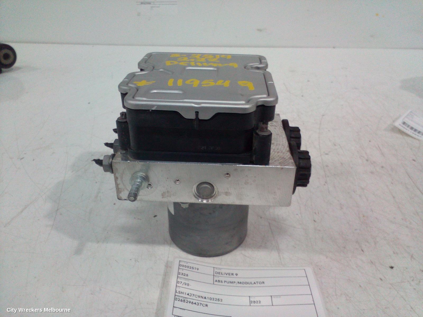 LDV DELIVER 9 ABS PUMP/MODULATOR, DIESEL, 2.0, P/N C00112745, 07/2020 ONWARDS - Image 2