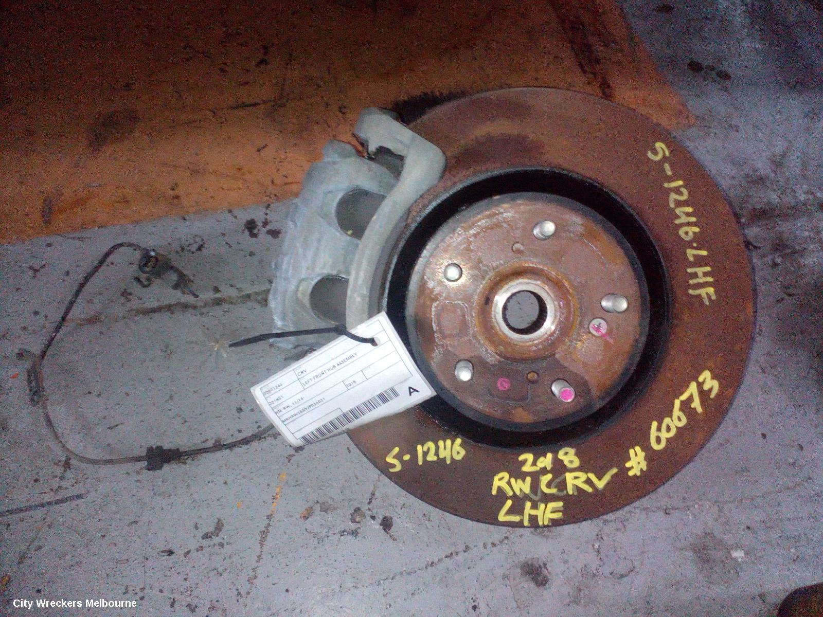HONDA CRV LEFT FRONT HUB ASSEMBLY, RW, 05/2017 - 08/2023 - Image 3
