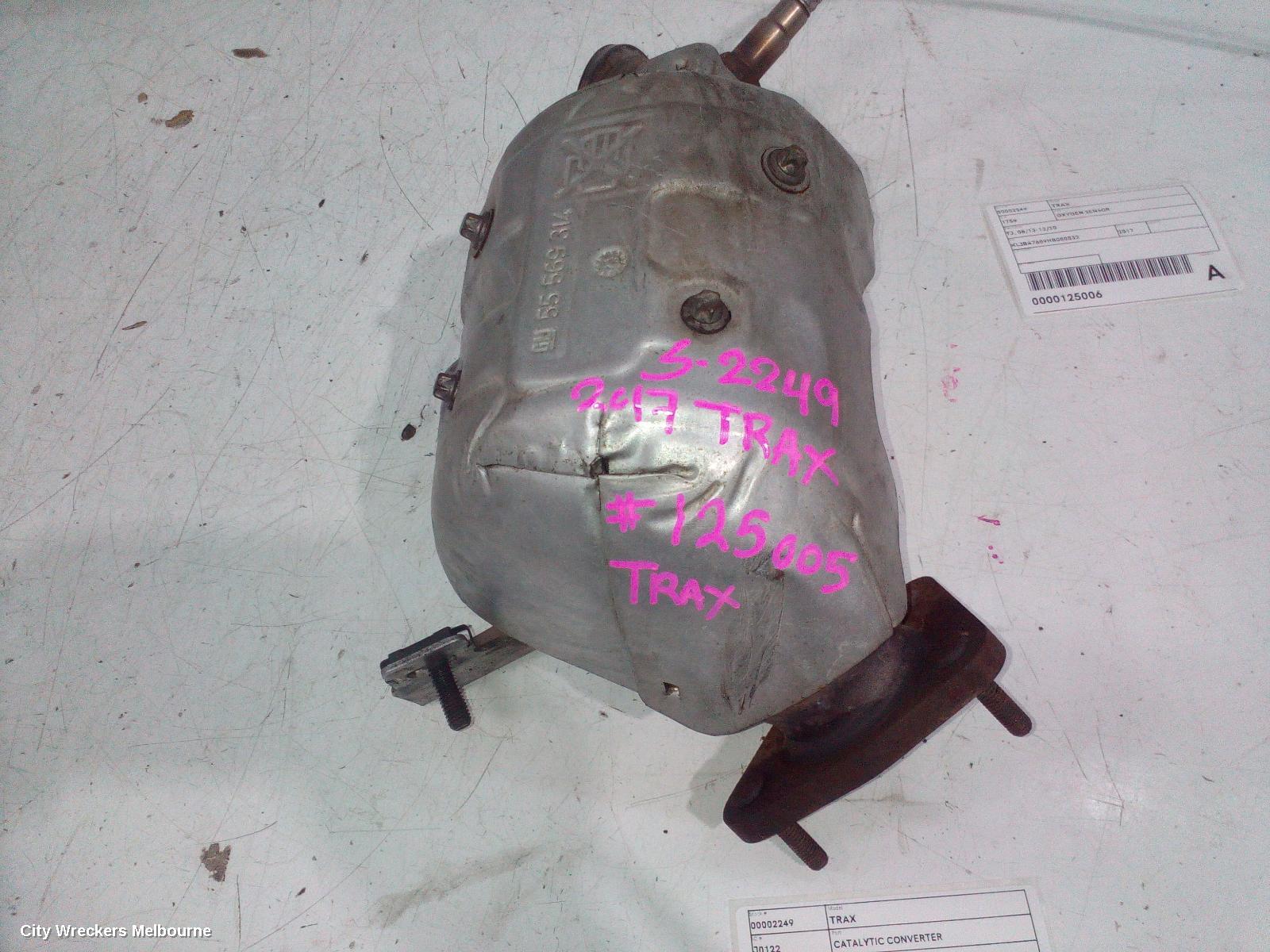 HOLDEN TRAX CATALYTIC CONVERTER, DOWNPIPE-CAT TYPE, 1.4, PETROL, TJ SERIES, 08/2014 - 12/2020 - Image 1