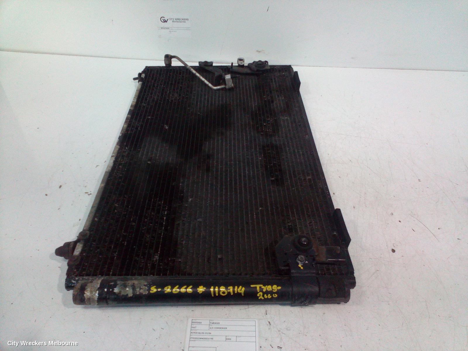 TOYOTA TARAGO A/C CONDENSER, ACR30 06/2000 - 02/2006 - Image 1