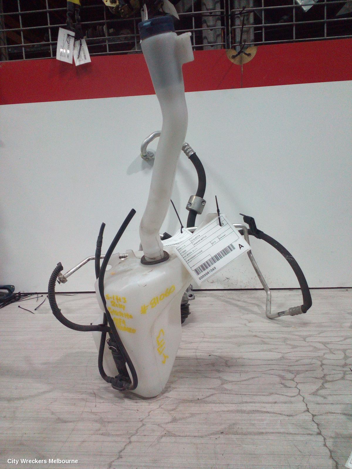 ALFA ROMEO GIULIETTA WASHER BOTTLE, 940 SERIES, 01/2011 - 12/2020 - Image 2