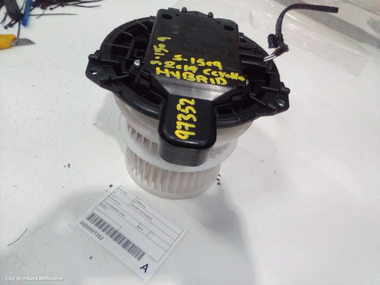 TOYOTA COROLLA HEATER FAN MOTOR, E210, 07/2018 ONWARDS - Image 3